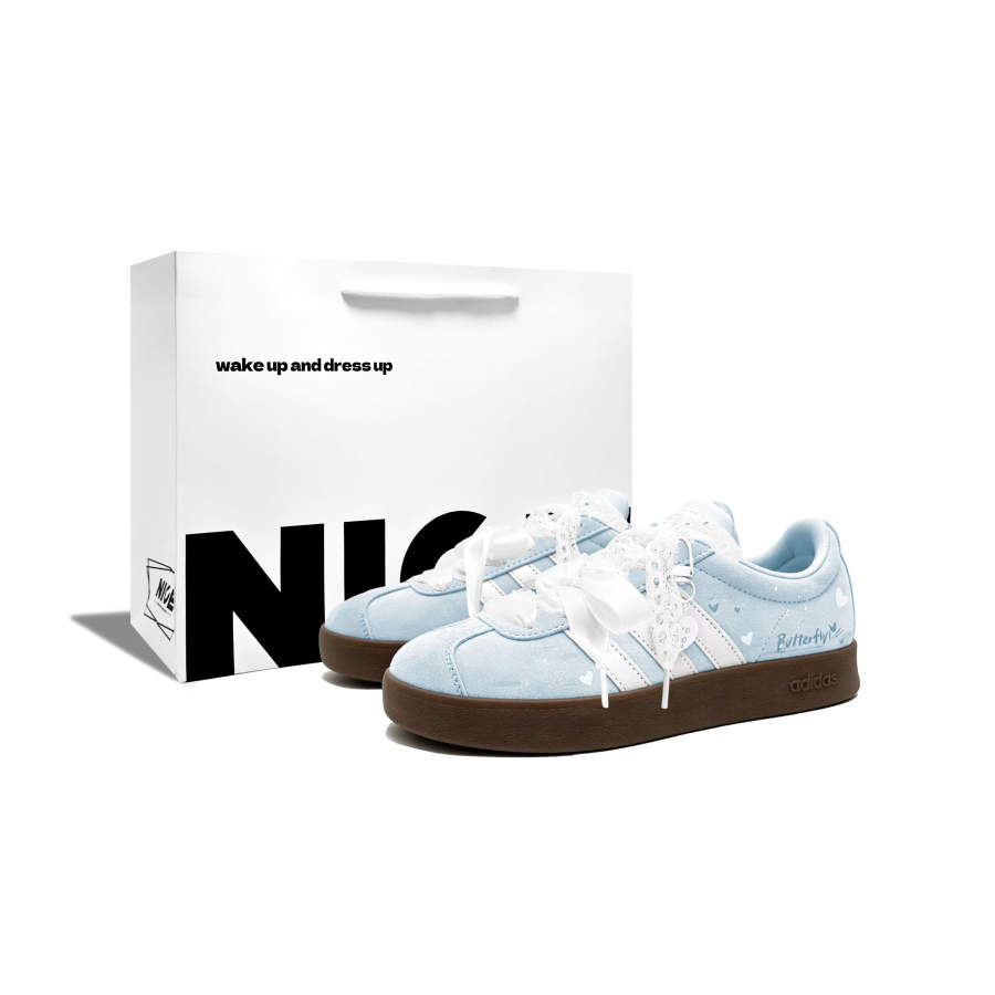 Adidas Adidas VL COURT 2.0 Butterfly In The Clouds BOX Han Yang Dimension, Girly, Good Looking, Dopamine Dressing, Fresh