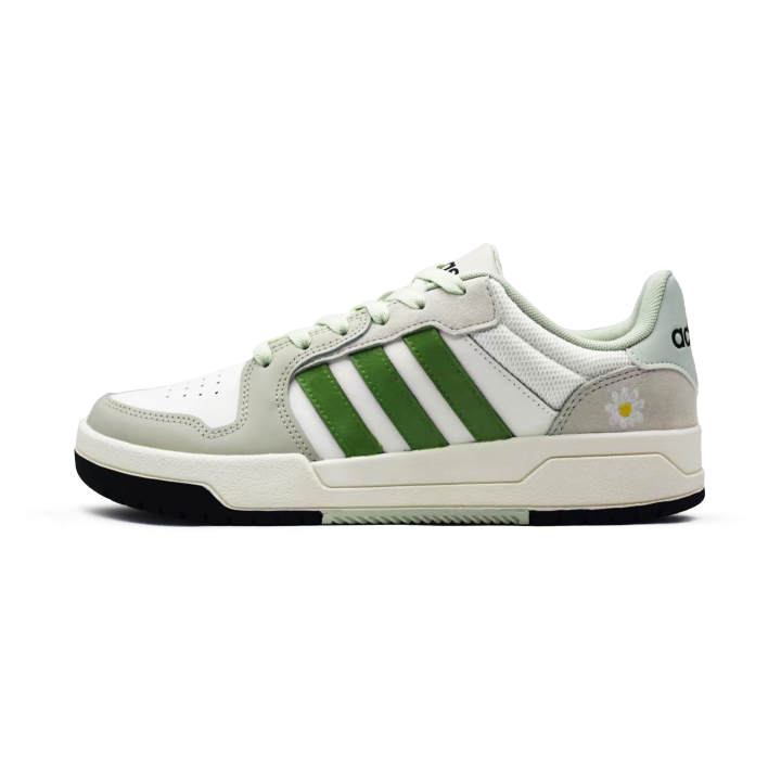 Adidas Adidas ENTRAP Lime Daisy Slip Resistant Cushioning Abrasion Resistant Breathable Low top Skateboard Shoes Unisex