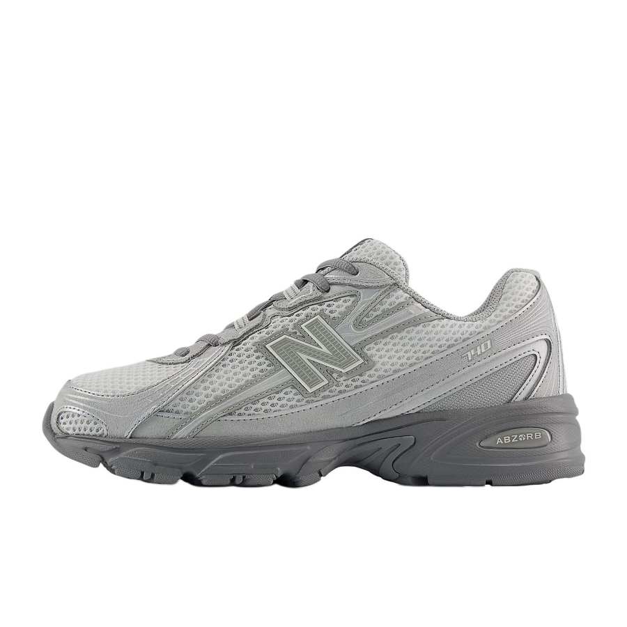 New Balance New Balance NB 740 Breathable Lightweight Low top Running Shoes Unisex White/Light Gray