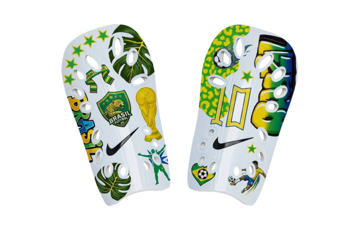 Nike Nike Soccer Shin Guard Sports Competition Training Unisex White