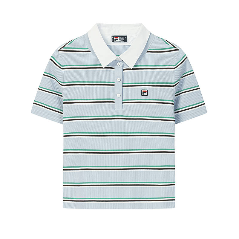 FILA Heritage Knitwear Women's All Over Print 2 Polo Collar Moderate