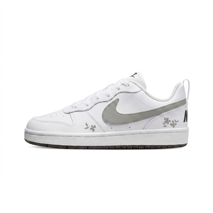 Nike Nike Court Borough Slip Resistant Skateboard Shoes Unisex White Gray