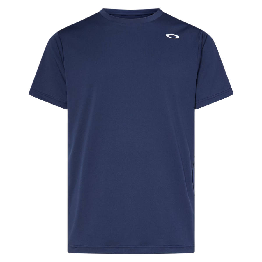 Oakley T Shirts Men's Midnight Blue Crew Neck Moderate Straight Fit