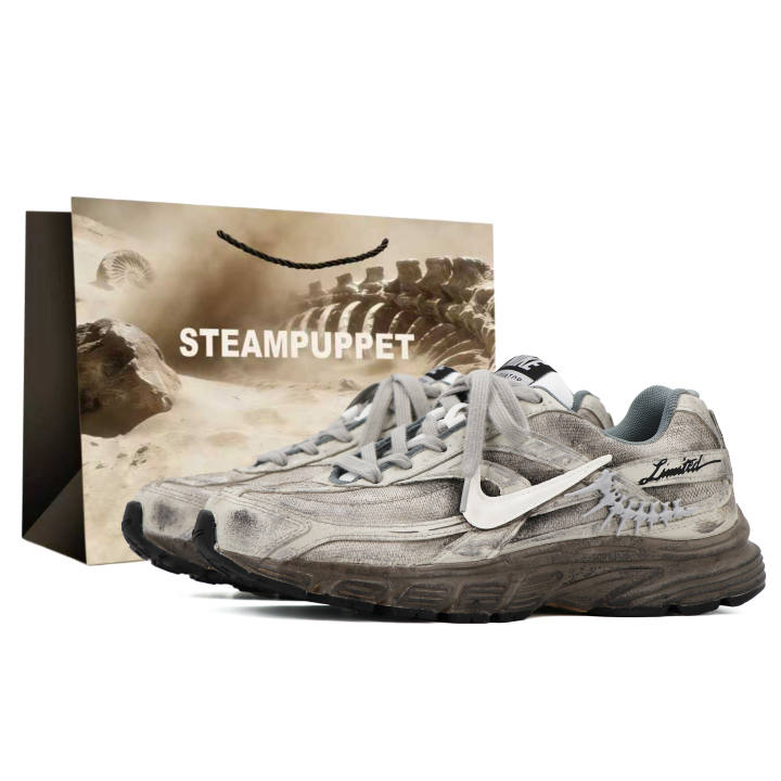 Nike Nike Initiator Low top Sprint Long Distance Running Shoes Unisex Gray Brown