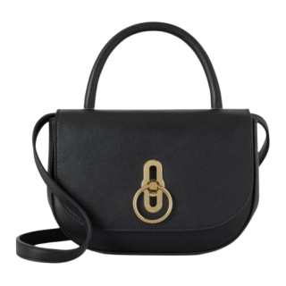 Mulberry Leather Crossbody Bags Women's Black