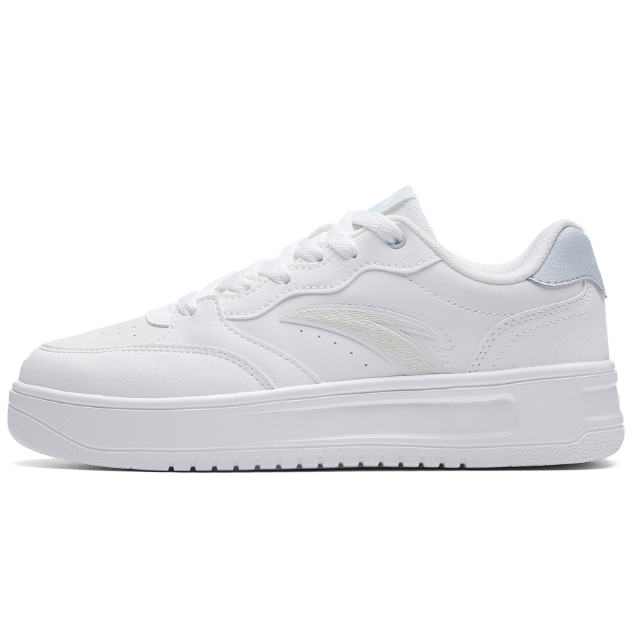 Anta Easy Abrasion Resistant Lightweight Low top Skateboard Shoes Women's White Gray