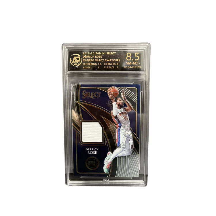 PANINI PANINI Select Pistons, Derrick Rose, Personal Jersey, Super Cool Pose Graded Cards 1 Pc