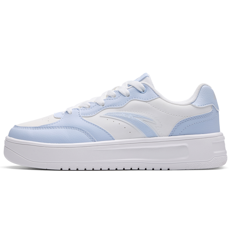Anta Easy Abrasion Resistant Lightweight Low top Skateboard Shoes Women's Light Blue