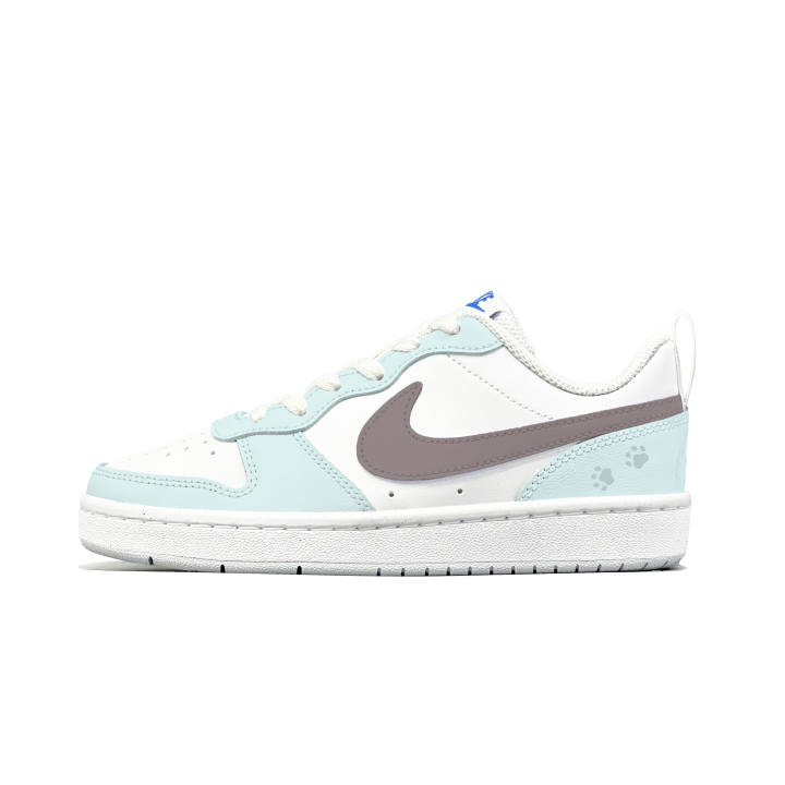 Nike Nike Court Borough 2 Maris Sal Ice Coffee Leather Slip Resistant, Abrasion Resistant, Breathable Low top