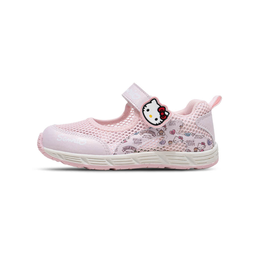 Sanrio x Hello Kitty Synthetic Leather, Textile Slip Resistant Breathable Lightweight Cushioning Low top