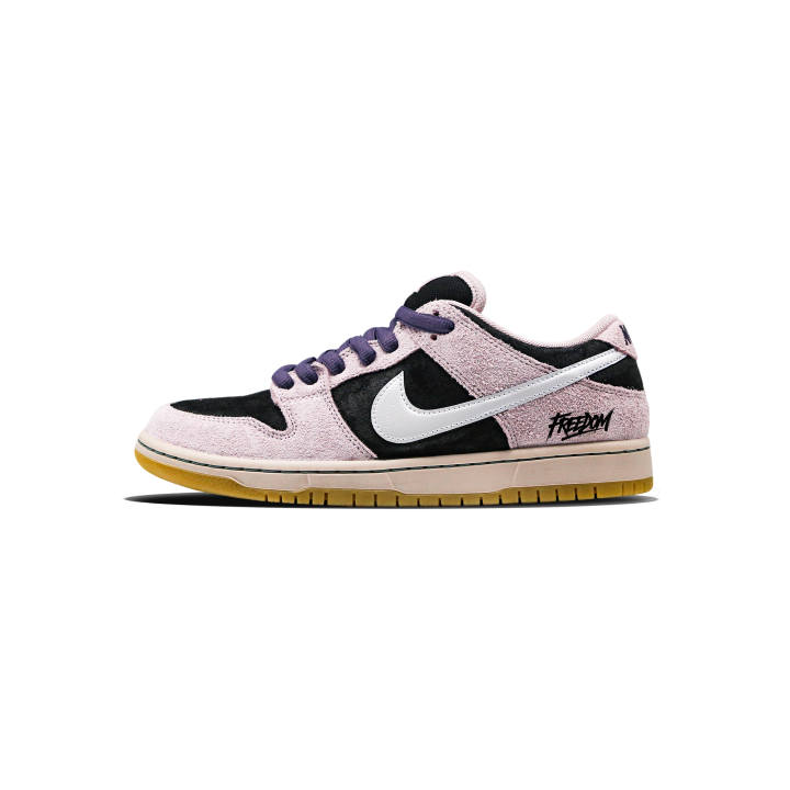 Nike Nike Dunk SB Eclipse Slip Resistant, Abrasion Resistant, Breathable Low top Casual Skate Shoes Unisex Pink Purple