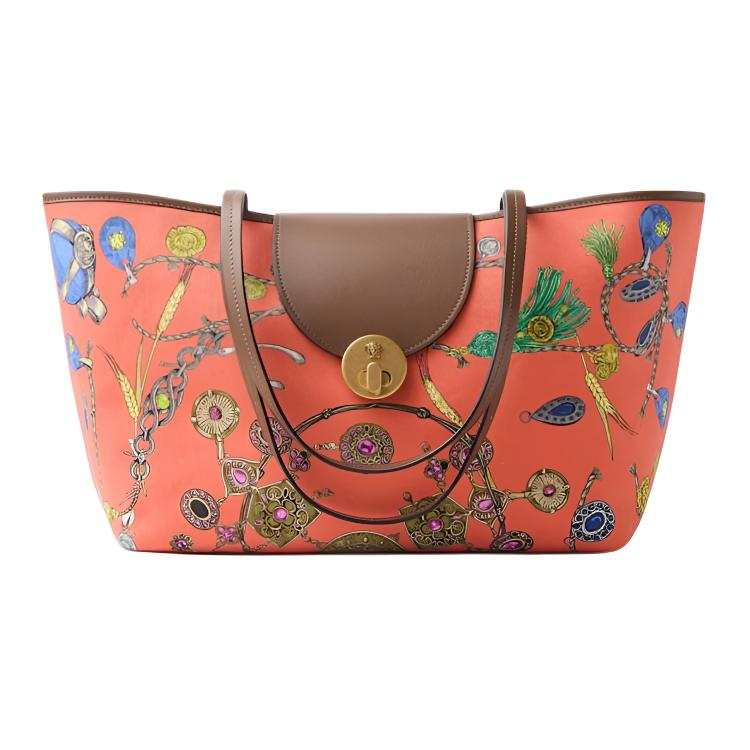 VERSACE VERSACE Cotton Handbag Small Women's Red