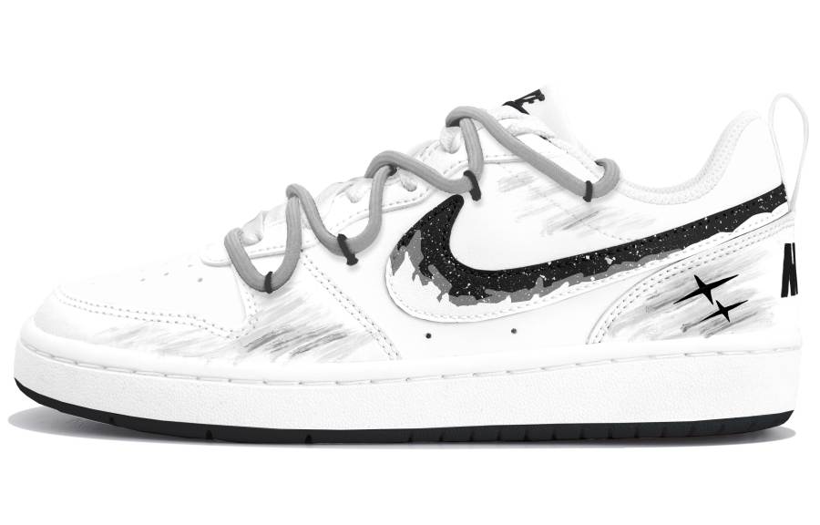 Nike Nike Court Borough Low top Kids' Skateboarding Shoes Black Teenagers