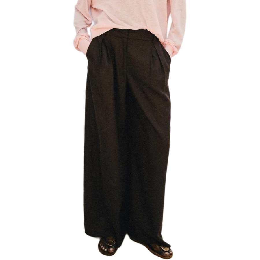 ZARA Casual Pants Women's Brown Moderate Wide Leg Pants