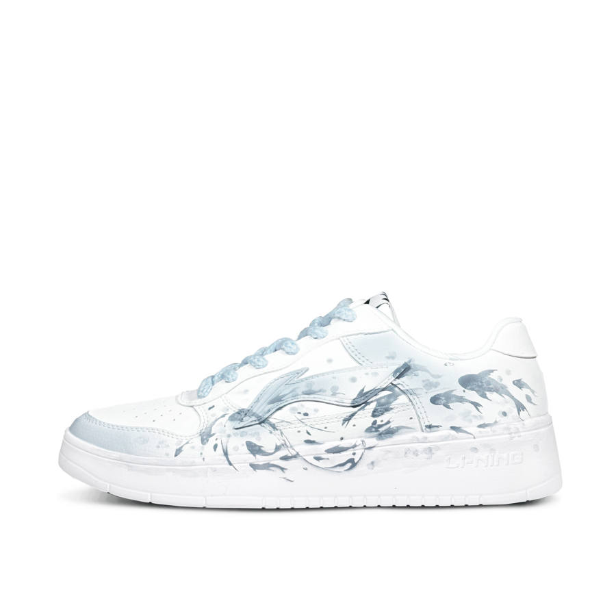 Li-Ning Li Ning Floating Boat Light Fish Play Abrasion Resistant Cushioning Slip Resistant Low top Skateboard Shoes Men's