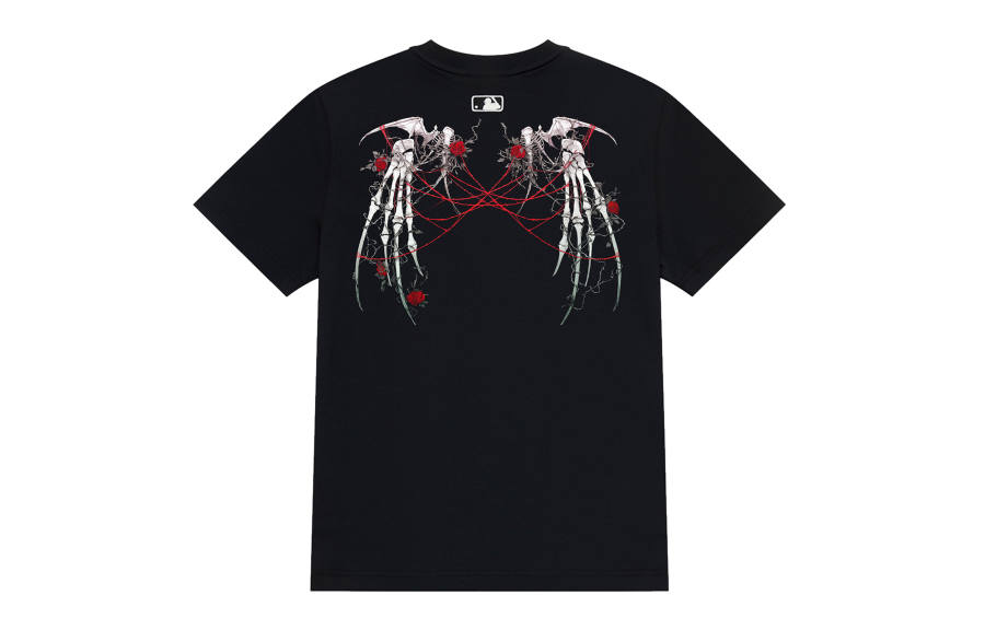 MLB MLB T Shirts Unisex Black Crew Neck Moderate