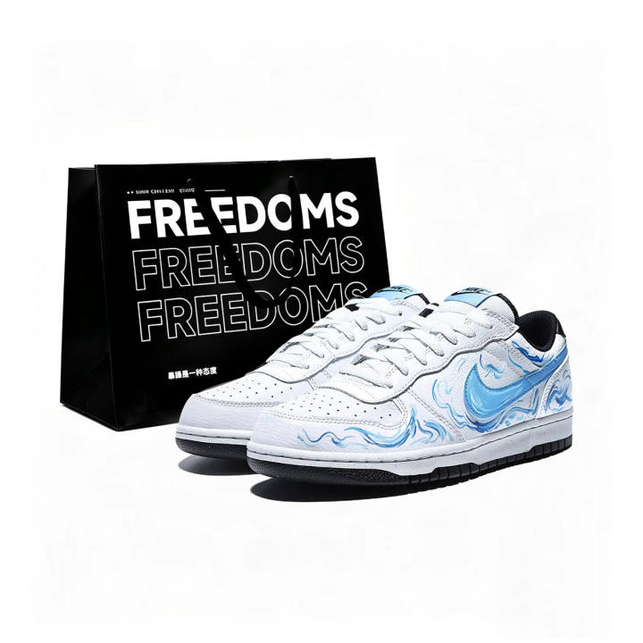 Nike Nike Big Eye Of Canglan S Leather Low top Skateboard Shoes Unisex Blue