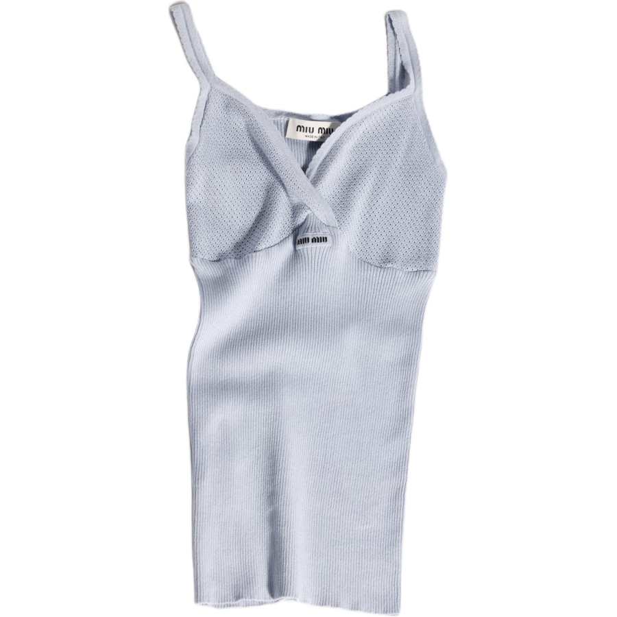 MIU MIU Camisoles Women's Blue Moderate Other