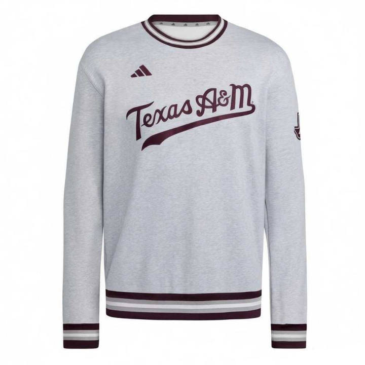 Adidas Adidas Sweatshirts Unisex Medium Gray Heather Crew Neck Moderate