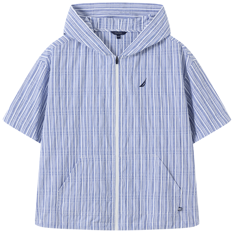 NAUTICA Kids' Apparel Hooded Shirt