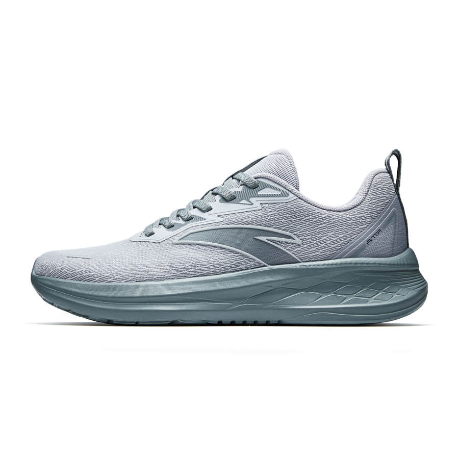Anta Athleisure Low top Cushioning Slip Resistant Running Shoes Men's Star Moon Gray/Downpour Gray