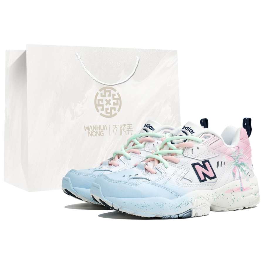 New Balance New Balance NB 608 V1 Wan Hua Nong, Summer Pink Coconut, Shopping Bag Slip Resistant Abrasion Resistant Low top