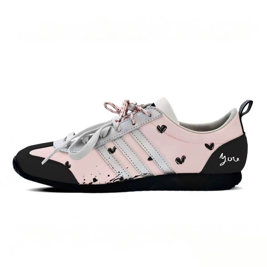 Adidas Adidas VS JOG 2.0 Yore Sweetheart Low top German Army Trainers Unisex Pink Black Silver