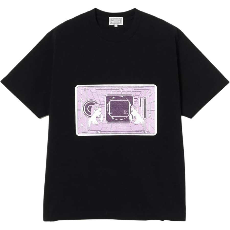 Cav Empt T Shirts Men's Black Crew Neck Moderate Straight Fit