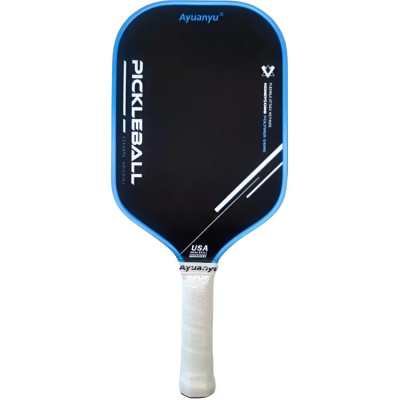 Ayuanyu Legend, Core Obsidian Pickleball Paddles Carbon Fiber Unisex 18.8×1.6×41.8cm Blue