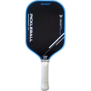 Ayuanyu Legend, Core Obsidian Pickleball Paddles Carbon Fiber Unisex 18.8×1.6×41.8cm Blue