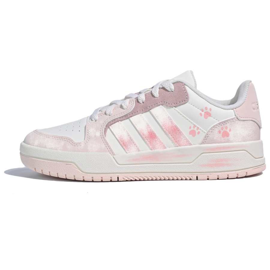 Adidas Adidas ENTRAP Slip Resistant Abrasion Resistant Low top Skateboard Shoes Unisex Pink
