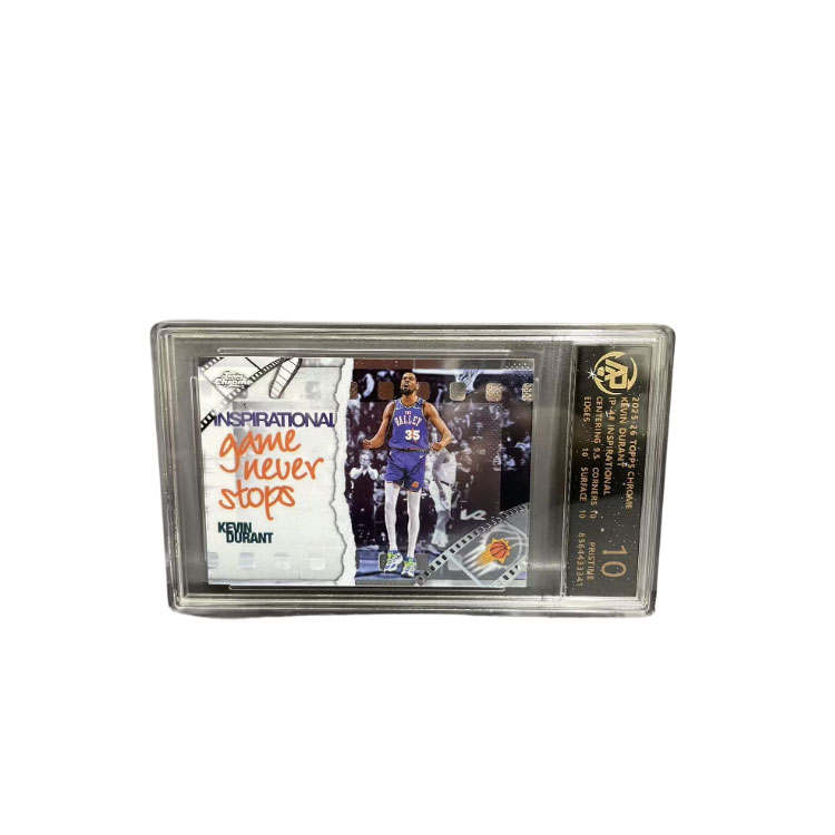 Topps Chrome Sun, Kevin Durant, Bleach KD Signature Edition Classic Collection Graded Cards 1 Pc