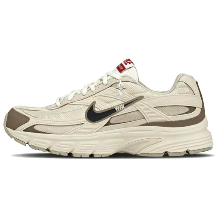 Nike Nike Initiator Textile, Leather Low top Casual Running Shoes Unisex White Brown