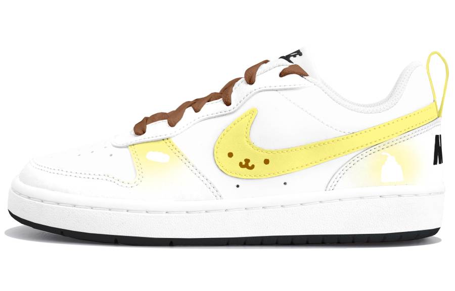 Nike Nike Court Borough Low top Kids' Skateboarding Shoes Yellow Teenagers