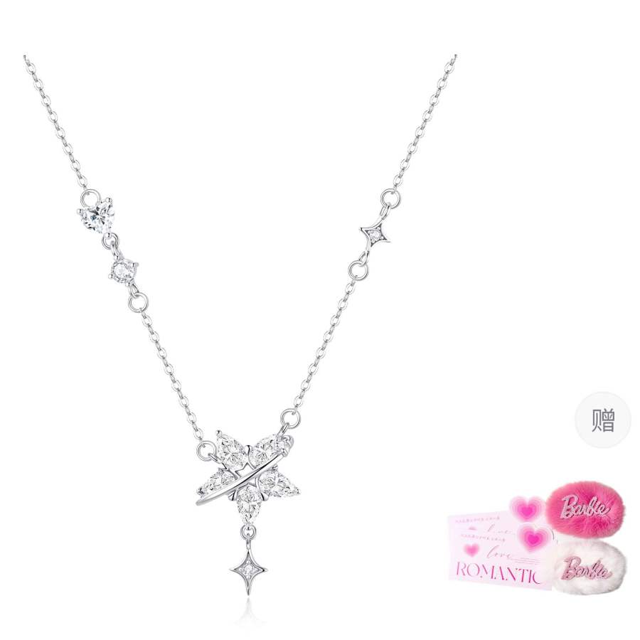 Barbie Swarovski Crystal Necklaces Women's
