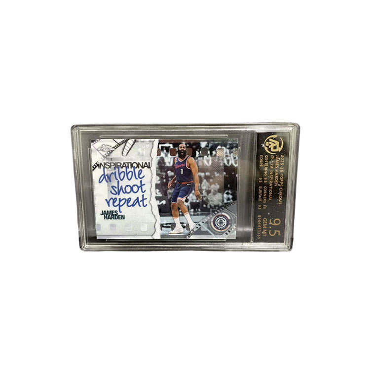 Topps Chrome Clippers, James Harden, Signed Souvenir Graded Cards 1 Pc
