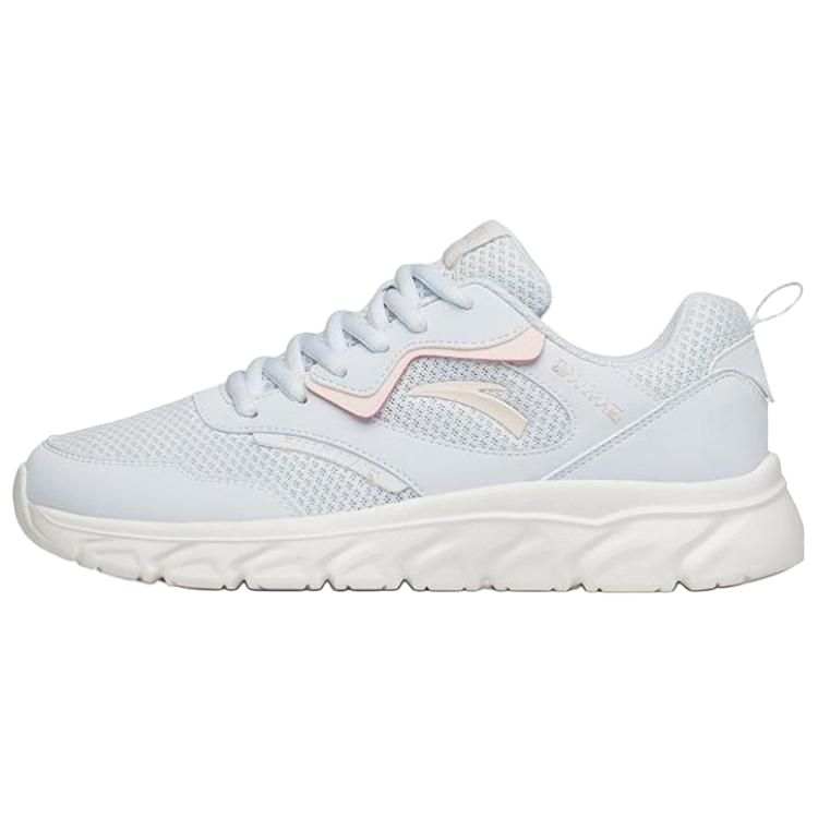 Anta Comfortable Cushioning Slip Resistant Abrasion Resistant Low top Running Shoes Women's Gray White Pink