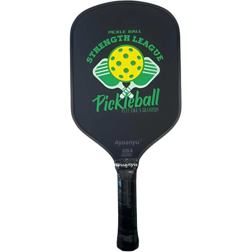 Ayuanyu Phantom Tempest Pickleball Paddles Carbon Fiber Unisex 185×418×16mm Green