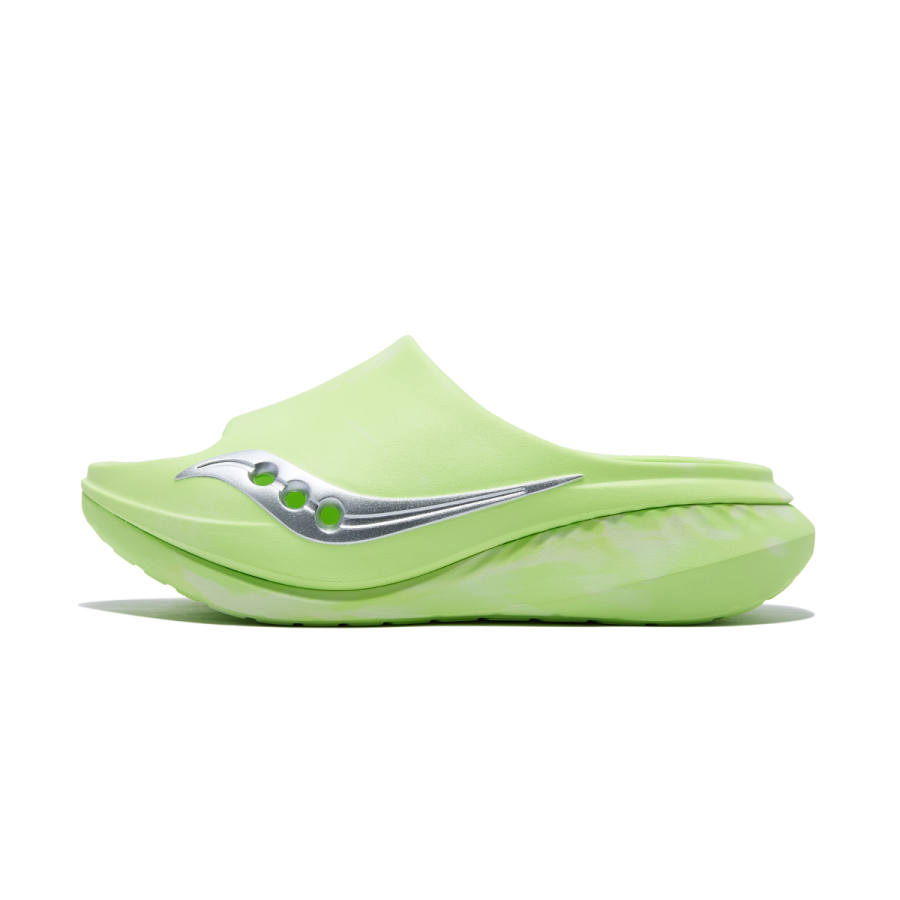 Saucony Cradle Baby Cradles 3 EVA Slide Slippers Unisex Fluorescent Green