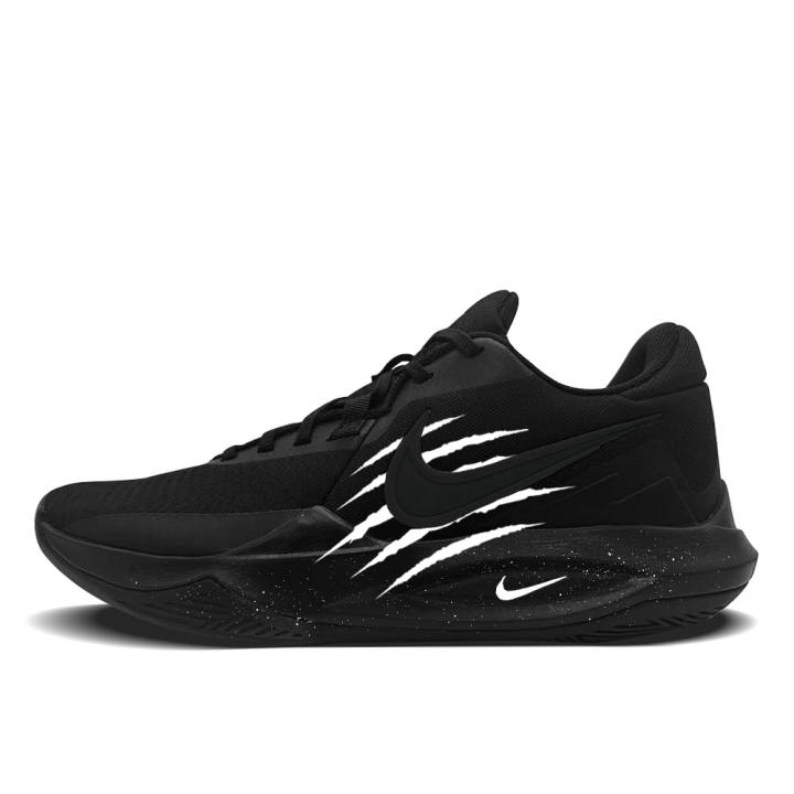 Nike Nike Precision 6 Ink Claw Star Fabric Cushioning Abrasion Resistant Breathable Coverage Height Increasing Low top