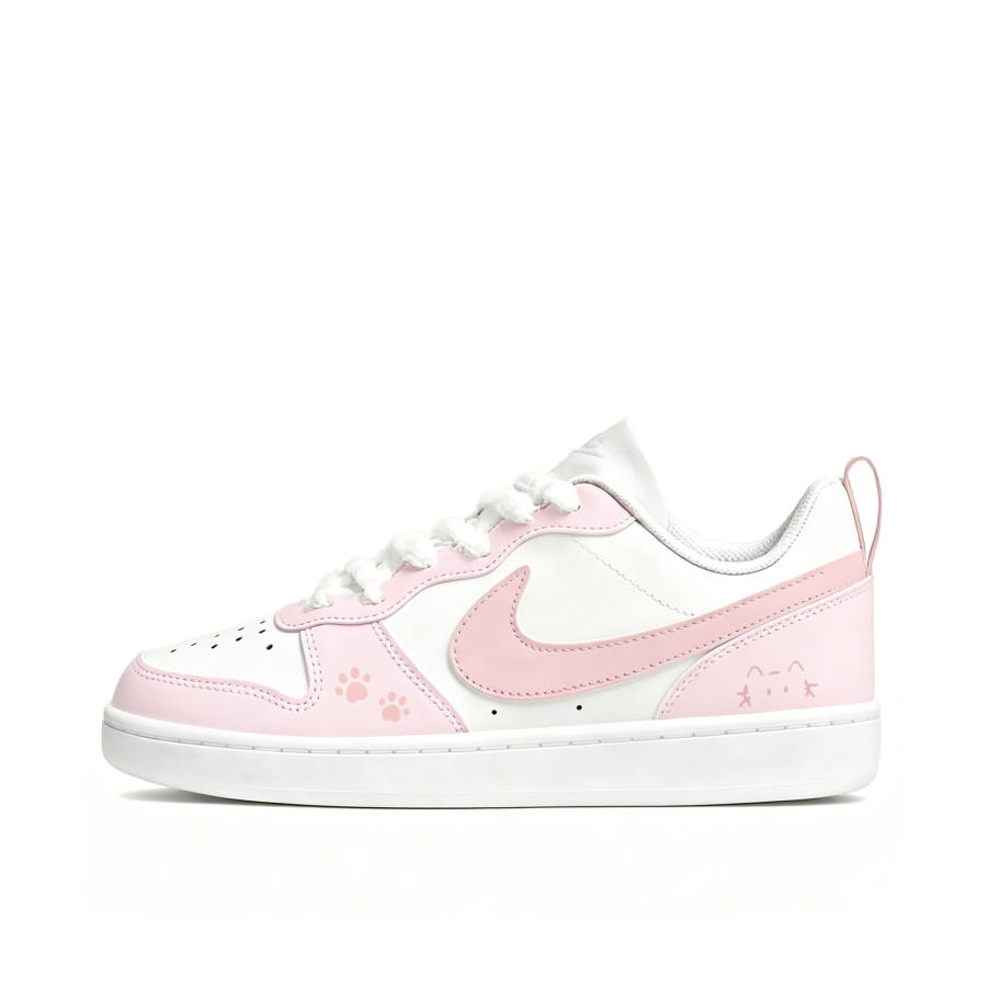 Nike Nike Court Borough Girly Matters Low top Skateboard Shoes Women's Pink