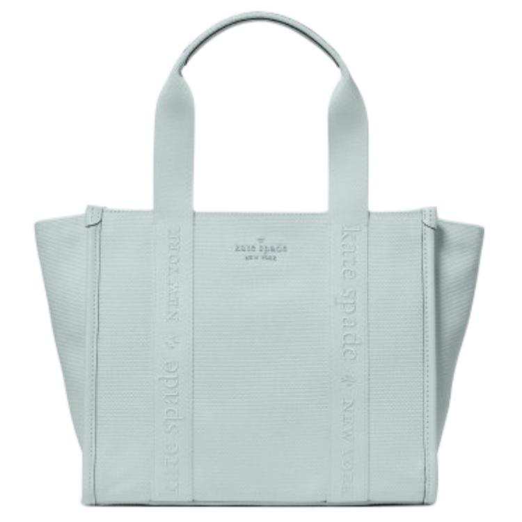 Kate Spade Fabric Handbag Small Women's Sky Blue