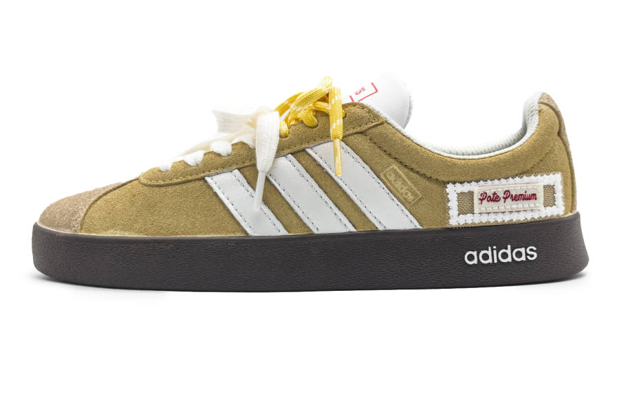 Adidas Adidas Vl Court Classic Caramel Double Strap Slip Resistant Abrasion Resistant Low top German Army Trainers Unisex