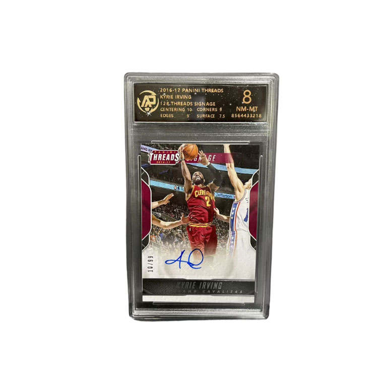PANINI THREADS Knight, Kyrie Irving, Eurogod, Autograph Card 10/99 Edition Graded Cards 1 Pc