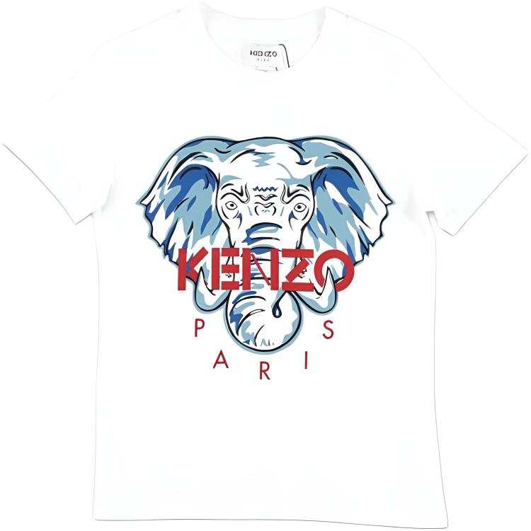 KENZO Kids T Shirts Crew Neck Moderate