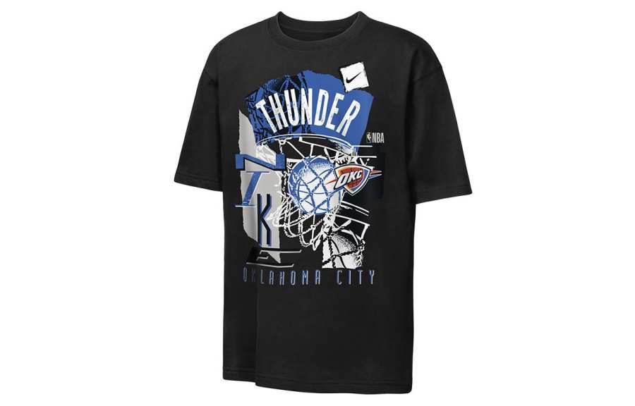 Nike Nike x NBA Short Sleeved T Shirts Black Teenagers