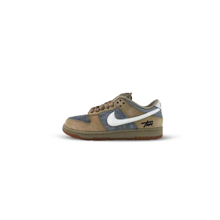 Nike Nike Dunk SB Brown Island Suede Abrasion Resistant Low top Skateboard Shoes Unisex