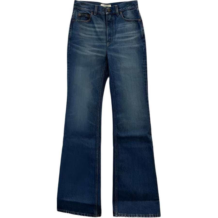 Chloé Chloé Jeans Women's Indigo Moderate Flared Pants