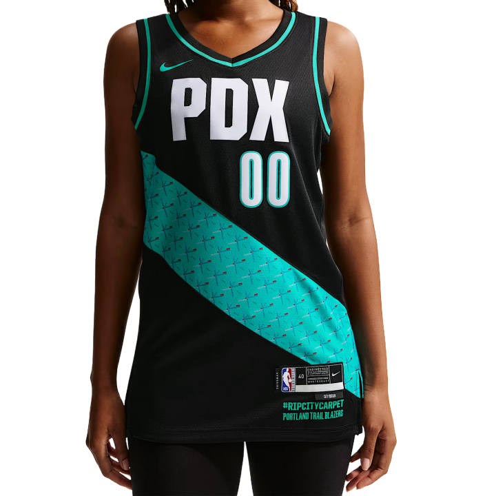 Nike Nike Scoot Henderson Portland Trail Blazers City Edition Men's Nike Nba Swingman Jersey