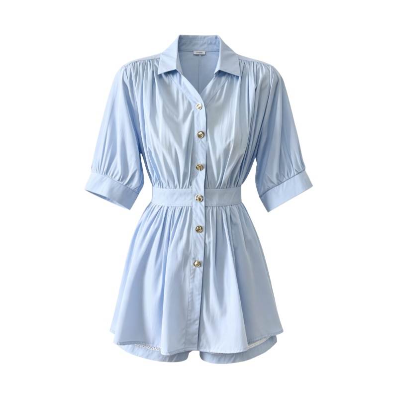 CPAURA Casual Suits Women's Polo Collar Moderate